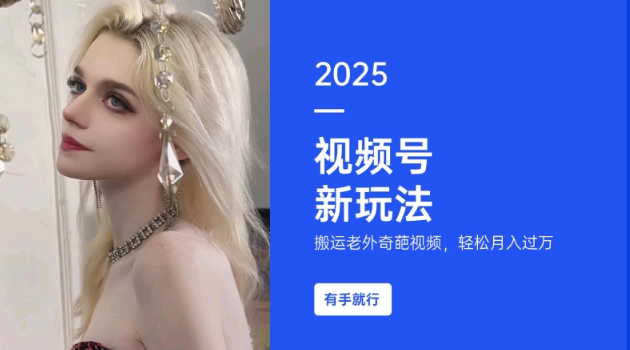 搬运老外奇葩视频，撸视频号分成计划收益，每天只需一小时，新手小白轻松月入过W-九零网创