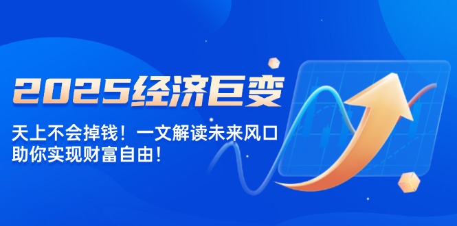 2025经济巨变，天上不会掉钱！一文解读未来风口，助你实现财富自由！-九零网创