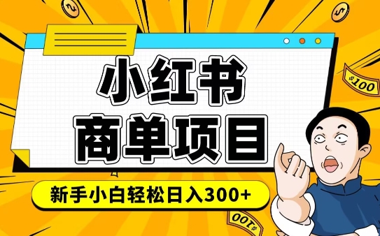小红书千粉商单，稳定快速变现项目，实现月入6-8k并不是很难-九零网创