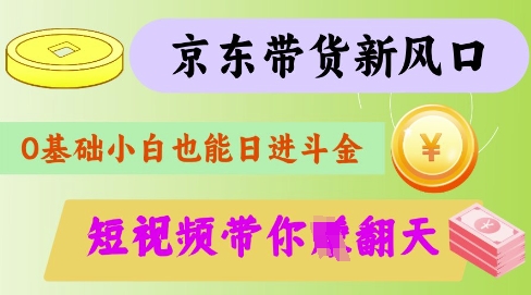 最新京东短视频带货代运营秘籍，轻松躺挣【揭秘】-九零网创