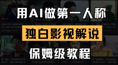 用AI做第一人称独白影视解说，手把手教学，保姆级教程-九零网创