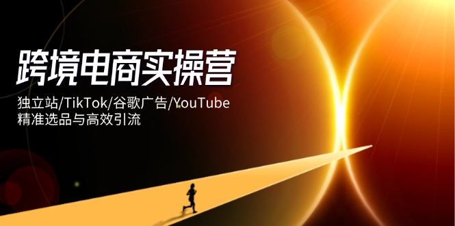 跨境电商实操营：独立站/TikTok/谷歌广告/YouTube，精准选品与高效引流-九零网创