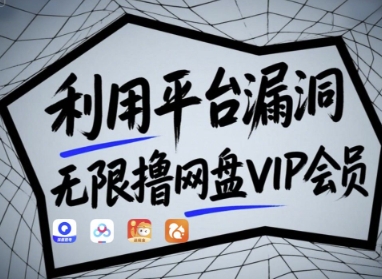 利用平台漏洞，无限撸网盘VIP会员，用户亲测有效!【漏洞原理+操作演示】-九零网创