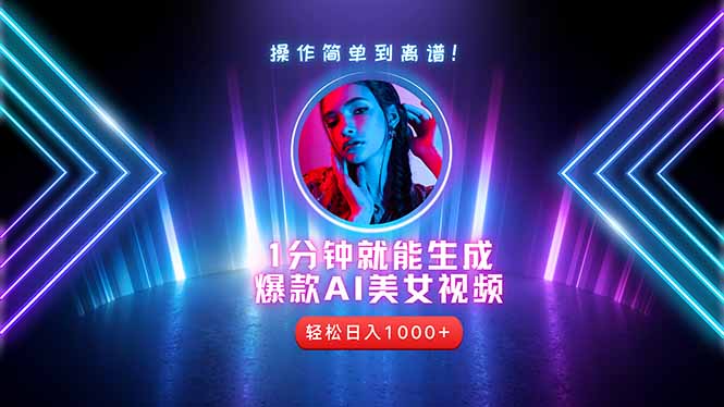 2025年最强副业：用AI做短视频，从零开始打造爆款账号！-九零网创