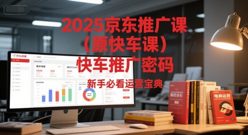2025京东推广课(原快车课)解锁京东快车推广密码，新手必看运营宝典-九零网创