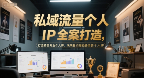 私域流量个人IP全案打造，打造特色专业个人IP，未来最值钱的是你的个人IP-九零网创