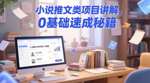 小说推文类项目讲解，0 基础速成秘籍-九零网创