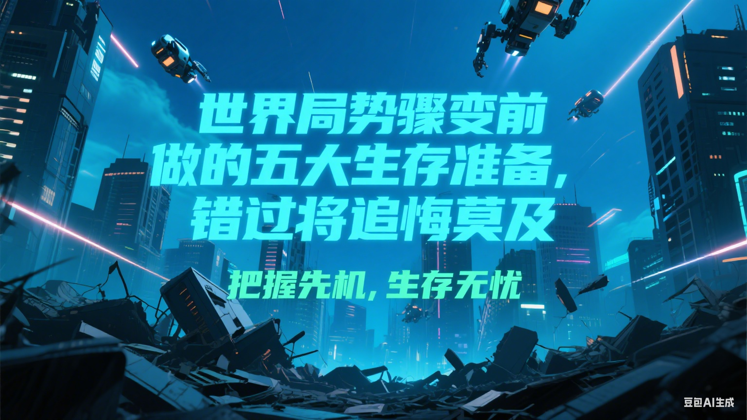 付费文章《世界局势骤变前必做的五大生存准备，错过将追悔莫及》-九零网创