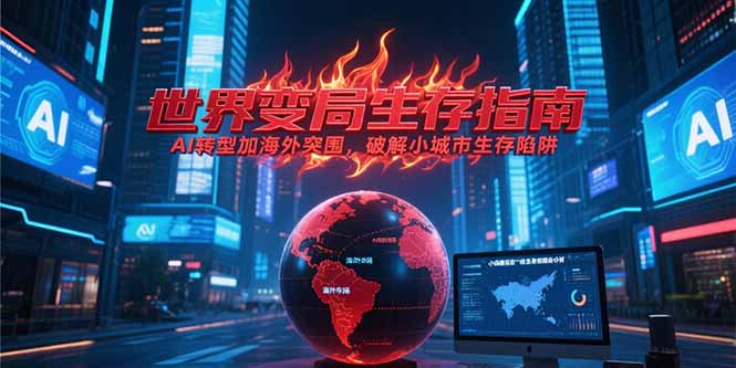 付费文章《世界变局生存指南，AI转型加海外突围，破解小城市生存陷阱》-九零网创