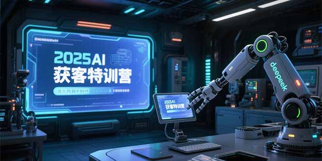 2025AI获客特训营，AI图文视频全制作，deepseek工具实操教学-九零网创