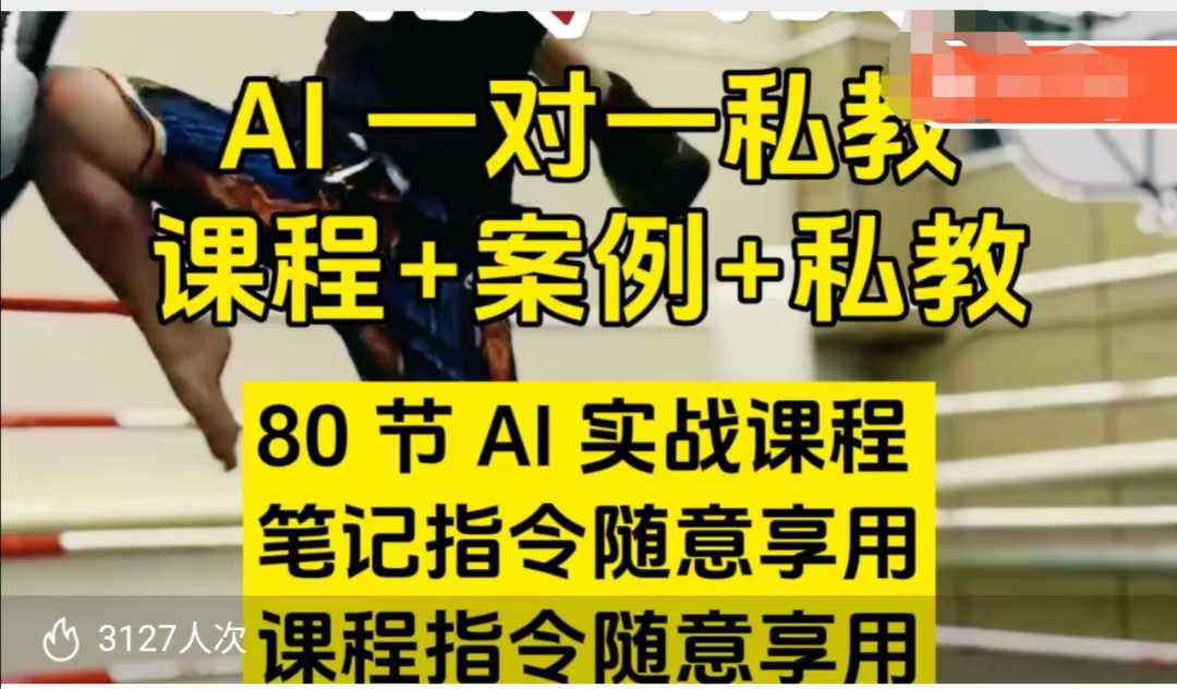 AI指令实战课，课程+案例，80节AI实战课程，笔记指令随意享用，课程指令随意享用(更新7月)-九零网创