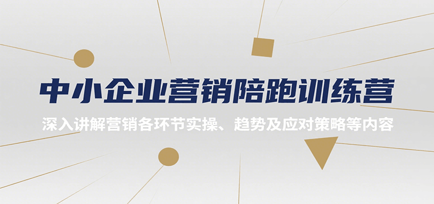 中小企业营销陪跑训练营，深入讲解营销各环节实操、趋势及应对策略等内容-九零网创