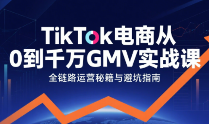 三千老师·TikTok电商从0到千万GMV实战课-九零网创