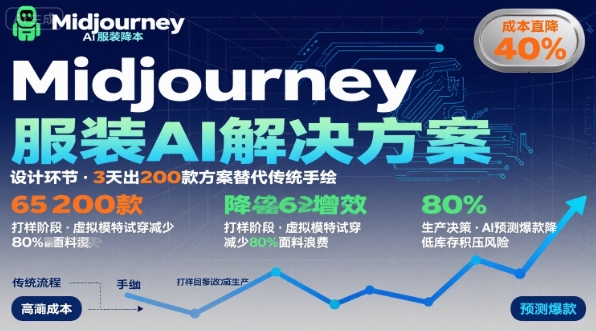 AI在服装领域的运用，使用midjourney做服装辅助企业降低成本-九零网创