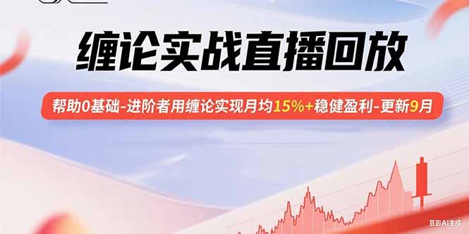 缠论实战直播回放：帮助0基础-进阶者用缠论实现月均15%+稳健盈利-更新9月-九零网创