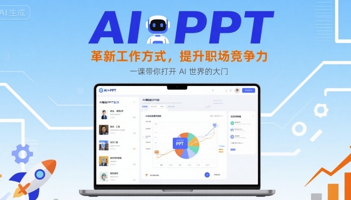 AI+PPT：革新工作方式，提升职场竞争力，一课带你打开 AI 世界的大门-九零网创