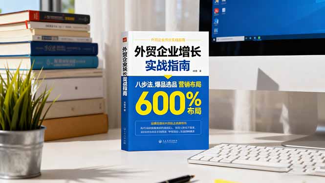 外贸企业增长实战指南,八步法、爆品选品、营销布局,业绩增长300%-九零网创