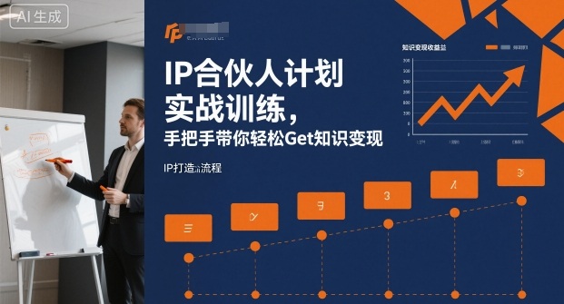 IP合伙人计划实战训练，手把手带你轻松Get知识变现-九零网创