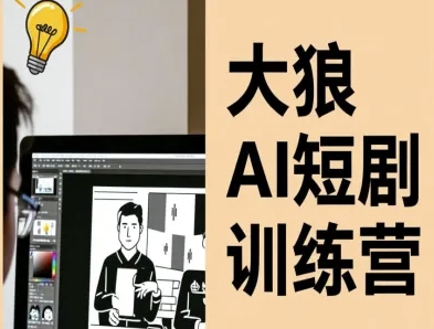 大狼AI短剧训练营-短剧课程(更新中)-九零网创