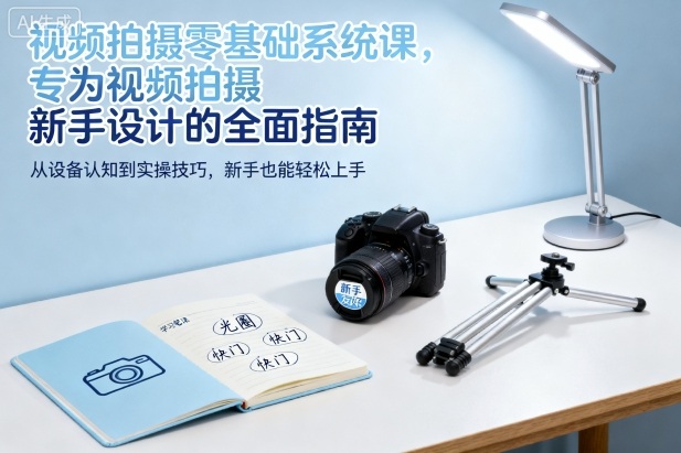 视频拍摄零基础系统课，专为视频拍摄新手设计的全面指南-九零网创