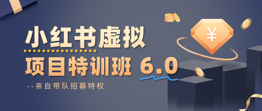 小红书虚拟项目特训班6.0 ，养号/选品/自动发货/爆款笔记(含40节视频课)-九零网创