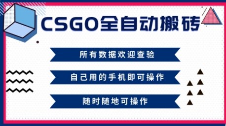 CSGO全自动搬砖，年底钱回家好项目，当天可拿到结果，新手小白轻松月入1W+【揭秘】-九零网创