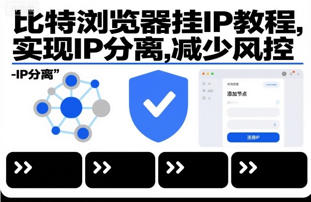 比特浏览器挂IP教程，实现IP分离，减少风控-九零网创