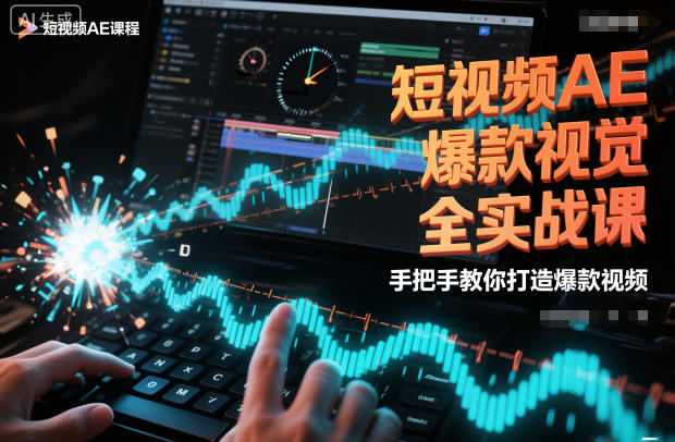 短视频AE爆款视觉全实战课，手把手教你打造爆款视频-九零网创