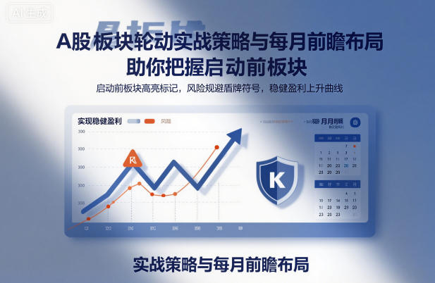 A股板块轮动实战策略与每月前瞻布局，助你把握启动前板块，规避风险，实现稳健盈利-九零网创