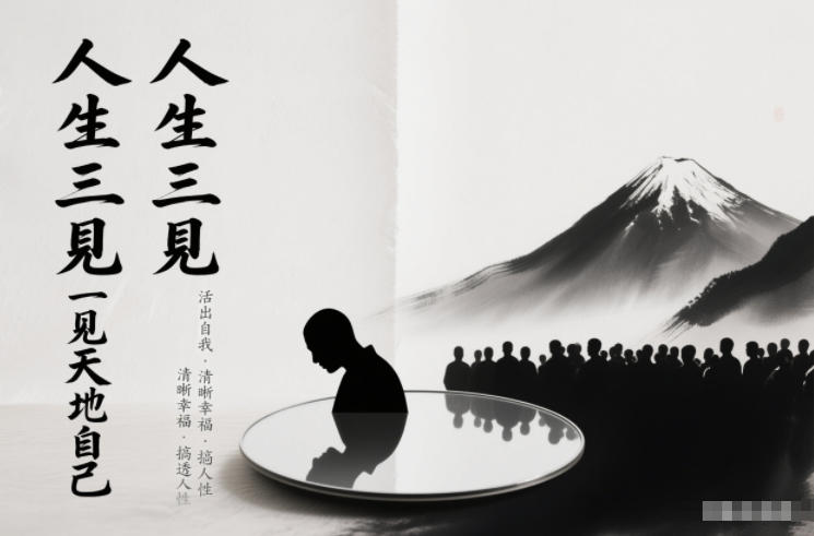 人生三见一见天地见众生见自己,活出自我拥有清晰幸福人生,搞透人性-九零网创