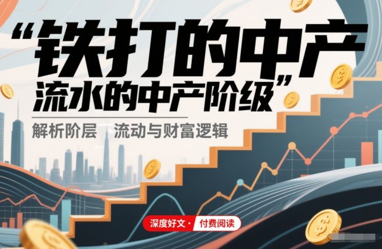 付费文章：铁打的中产，流水的中产阶级-九零网创