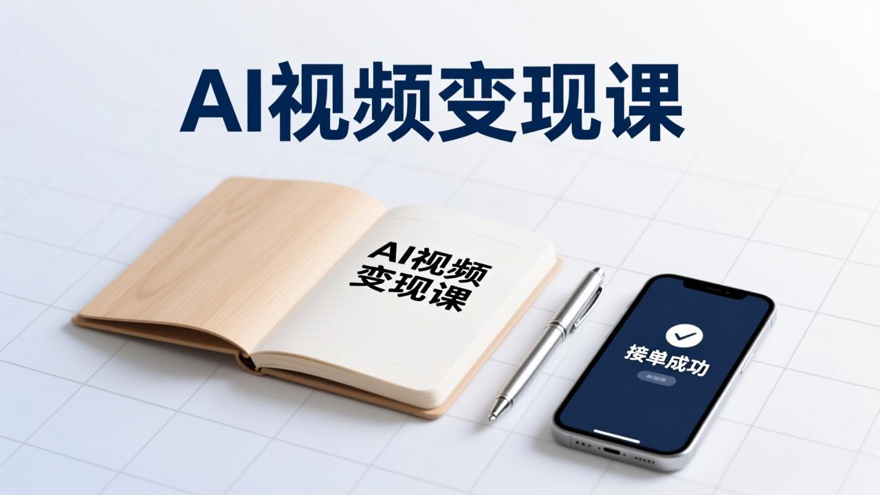 AI视频变现课，学完即可创作短片、接商单，实现副业增收，单项目报价可达千元-九零网创