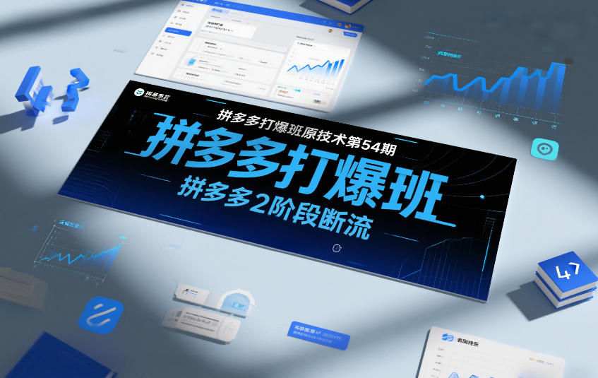 拼多多打爆班原创技术第54期，拼多多2阶段断流-九零网创