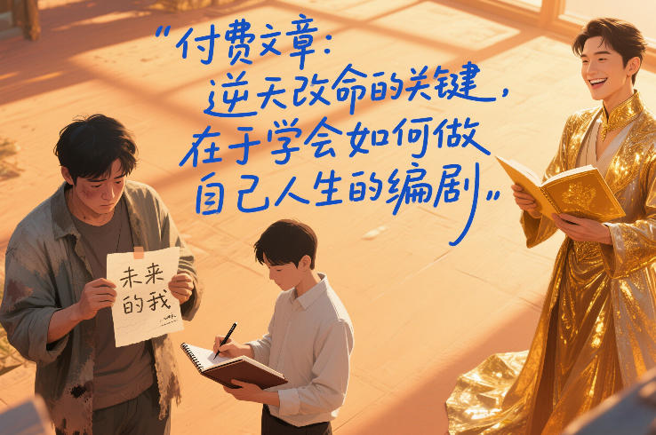 付费文章：逆天改命的关键，在于学会如何做自己人生的编剧-九零网创