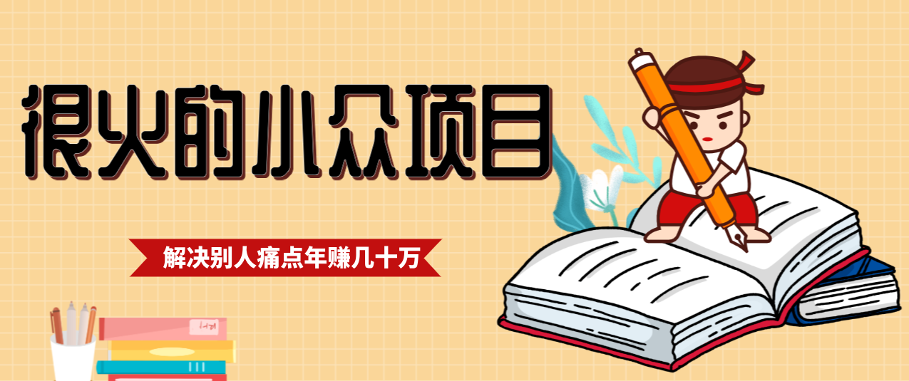 一直都很火的小众项目，抓住应届生求职痛点，这个小众项目年入几十万的底层逻辑-九零网创