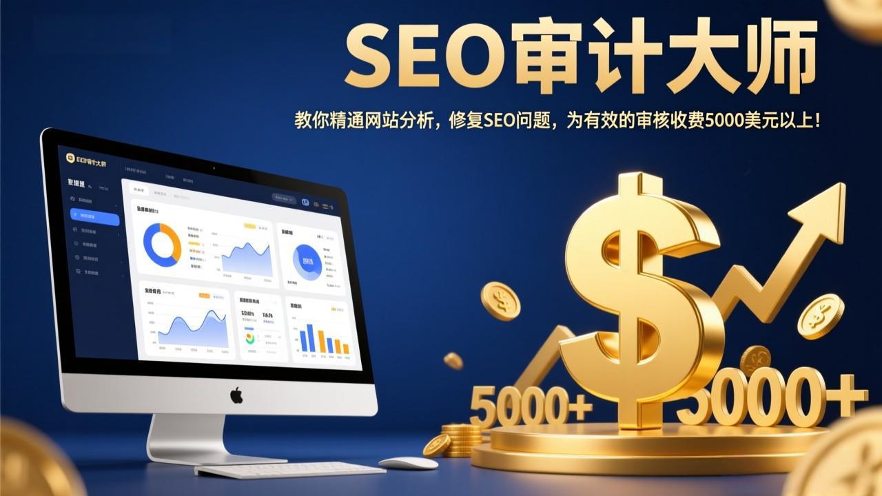 SEO审计大师：教你精通网站分析，修复SEO问题，为有效的审核收费5000美元以上！-九零网创