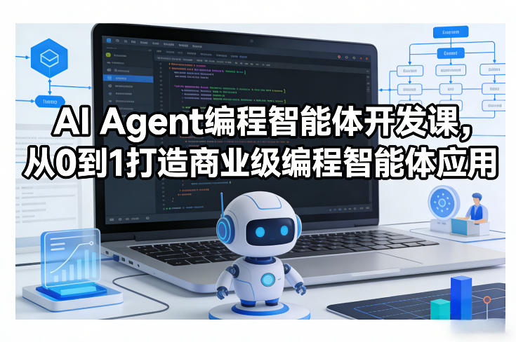 AI Agent编程智能体开发课，从0到1打造商业级编程智能体应用-九零网创