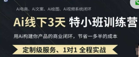 AI实操培训第20-21期线下，0基础保姆级教程，3月最新整理，企业获客、降本增效、打造超级个体-九零网创