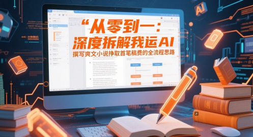 从零到一：深度拆解我运用AI撰写爽文小说挣取首笔稿费的全流程思路-秦汉日记
