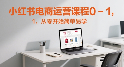 小红书电商运营课程0-1，从零开始简单易学-秦汉日记
