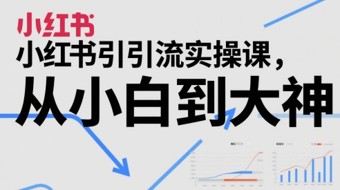 小红书引流实操课，从小白到大神-秦汉日记