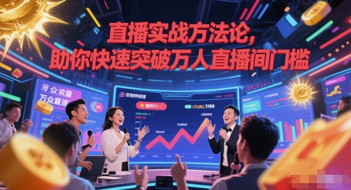 直播实战方法论，助你快速突破万人直播间门槛-秦汉日记