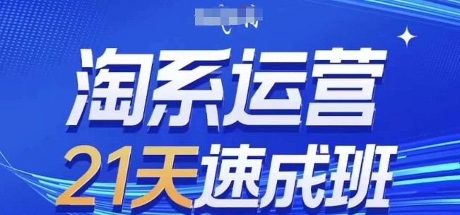 淘系运营21天速成班(更新25年6月)，0基础轻松搞定淘系运营，不做假把式-秦汉日记
