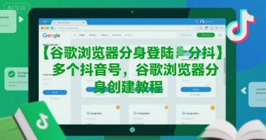 谷歌浏览器分身登陆多个抖音号，谷歌浏览器分身创建教程-秦汉日记