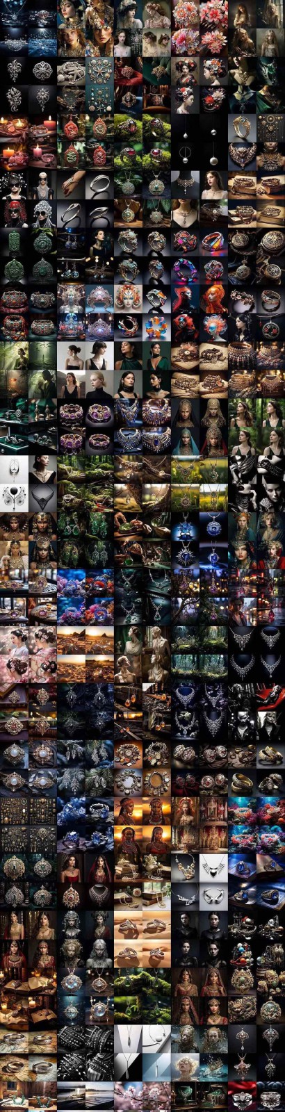 图片[8]-463个Midjourney珠宝摄影提示词：覆盖全品类珠宝，AI设计秒出专业效果-九零网创