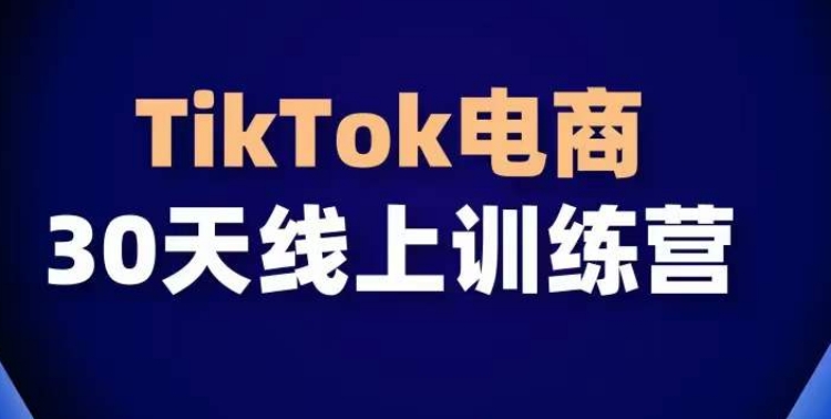 TikTok电商带货30天线上课，不可错过的全球流量洼地！-九零网创