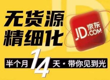 京东无货源精细化训练营，​0门槛快速上手，轻松做出无货源爆款，可复制放大做店群-九零网创