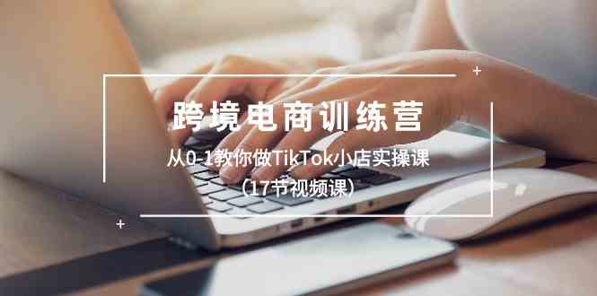 跨境电商训练营：从0-1教你做TikTok小店实操课（17节视频课）-九零网创