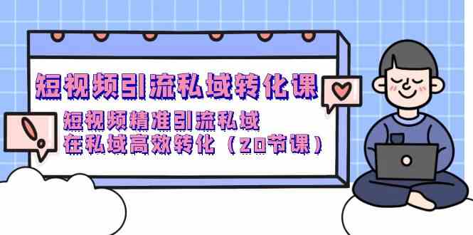 短视频引流私域转化课，短视频精准引流私域，在私域高效转化（20节课）-九零网创