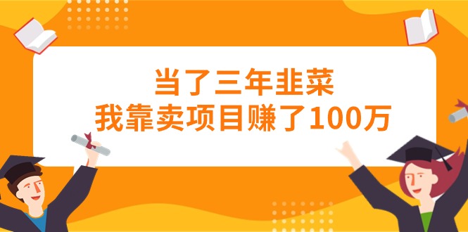 （10725期）当了三年韭菜我靠卖项目赚了100万-九零网创
